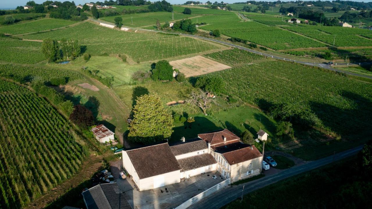 Bourg-sur-Gironde Chambre D'Hote Pres Bordeaux Au Chateau Camponac מראה חיצוני תמונה